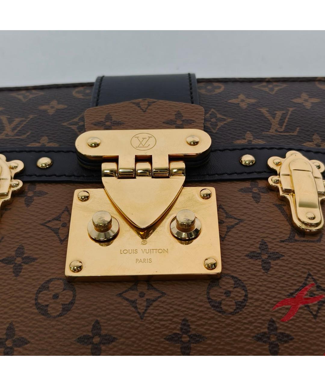 LOUIS VUITTON Коричневая сумка через плечо, фото 7