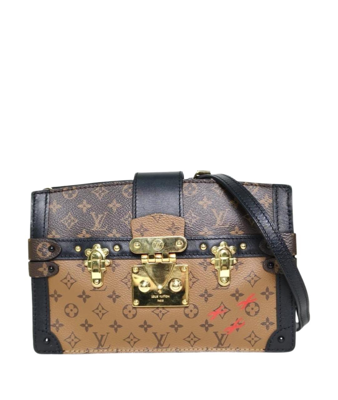 LOUIS VUITTON Коричневая сумка через плечо, фото 1