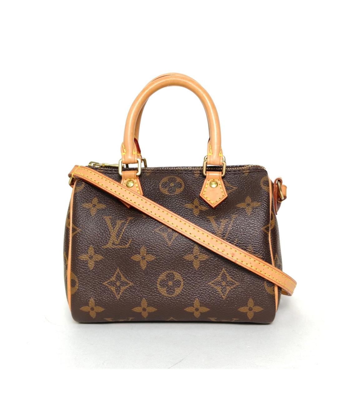 LOUIS VUITTON Коричневая сумка с короткими ручками, фото 2