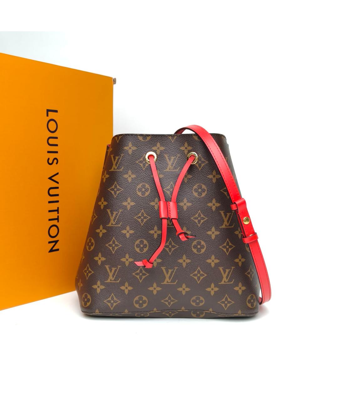 LOUIS VUITTON Коричневая сумка через плечо, фото 9