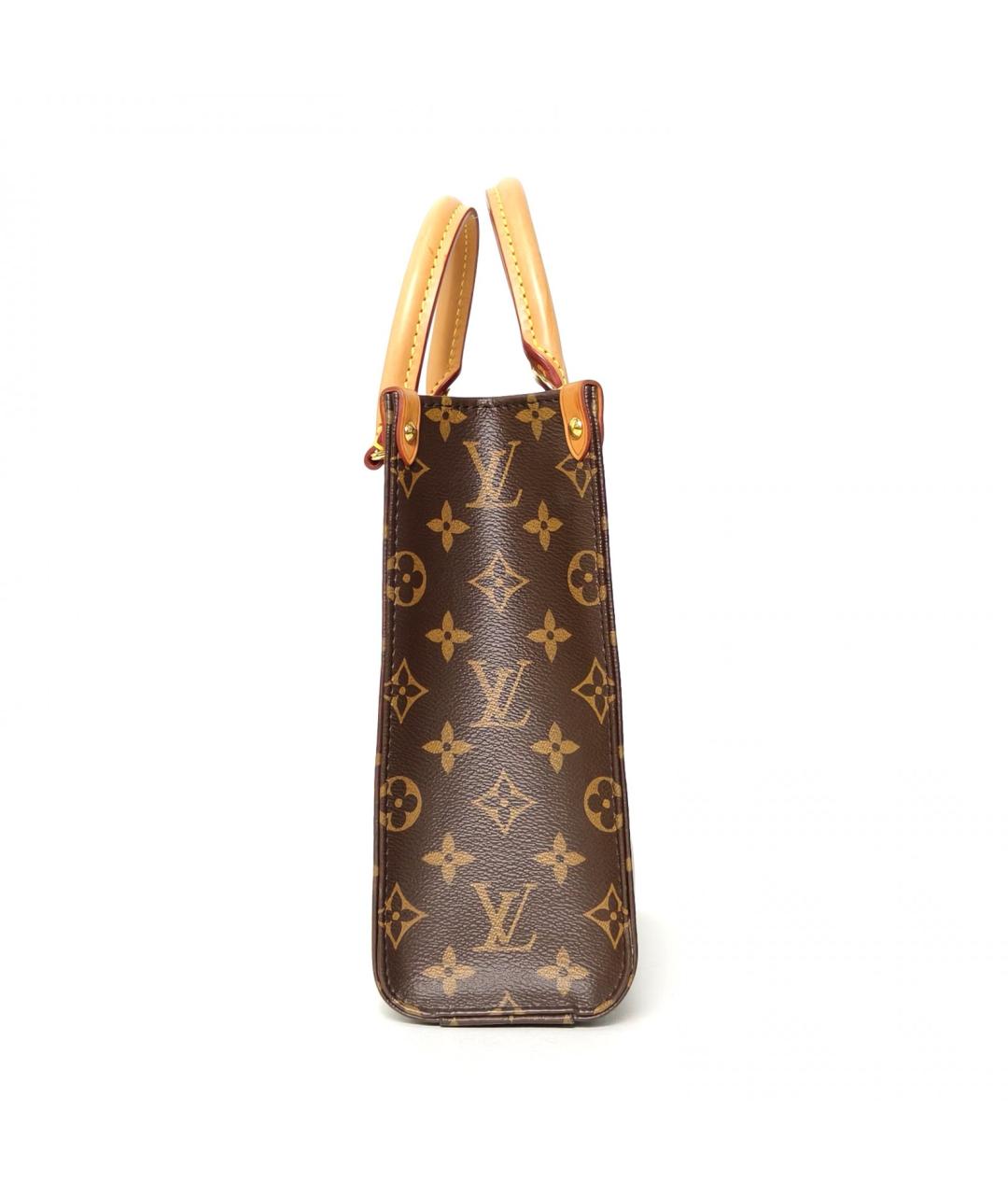 LOUIS VUITTON Коричневая сумка с короткими ручками, фото 3