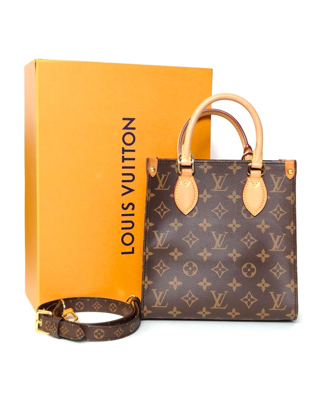 LOUIS VUITTON Коричневая сумка с короткими ручками, фото 8