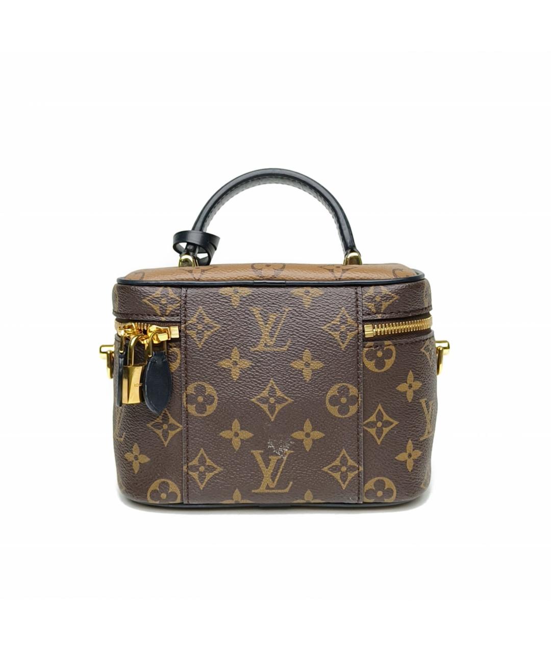 LOUIS VUITTON Коричневая сумка с короткими ручками, фото 4