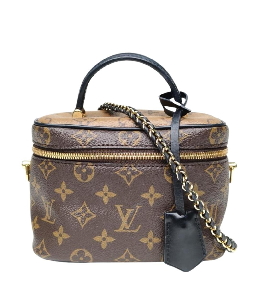 LOUIS VUITTON Коричневая сумка с короткими ручками, фото 1