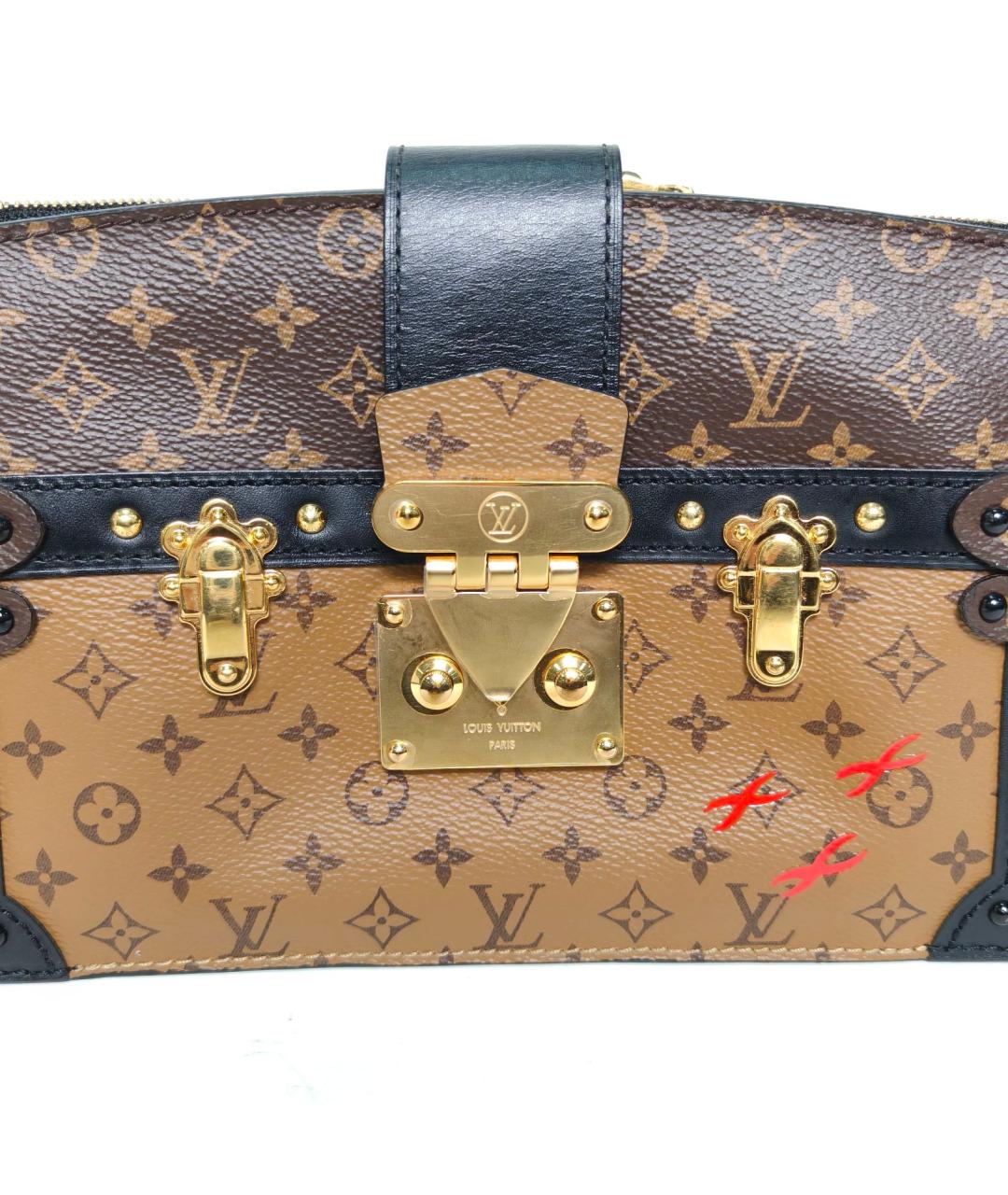 LOUIS VUITTON Коричневая сумка через плечо, фото 7