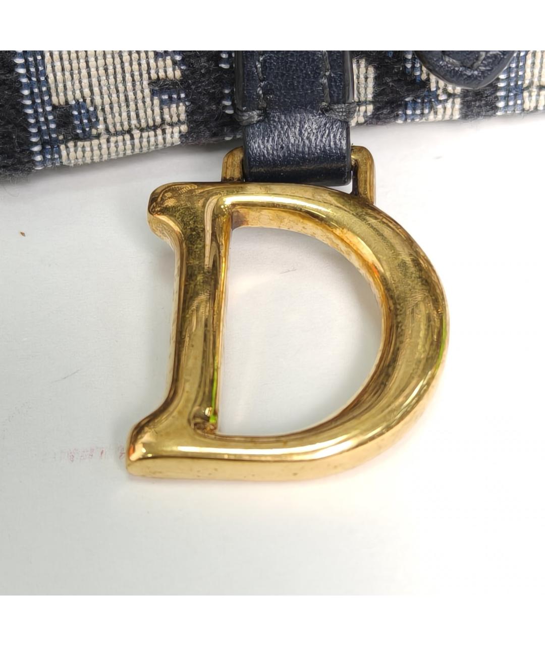 CHRISTIAN DIOR Синяя сумка через плечо, фото 7