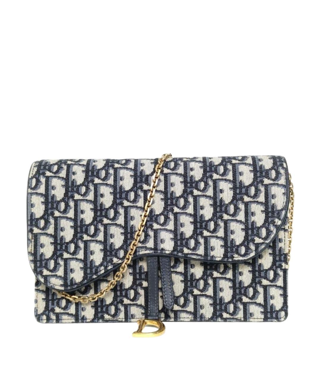 CHRISTIAN DIOR Синяя сумка через плечо, фото 1