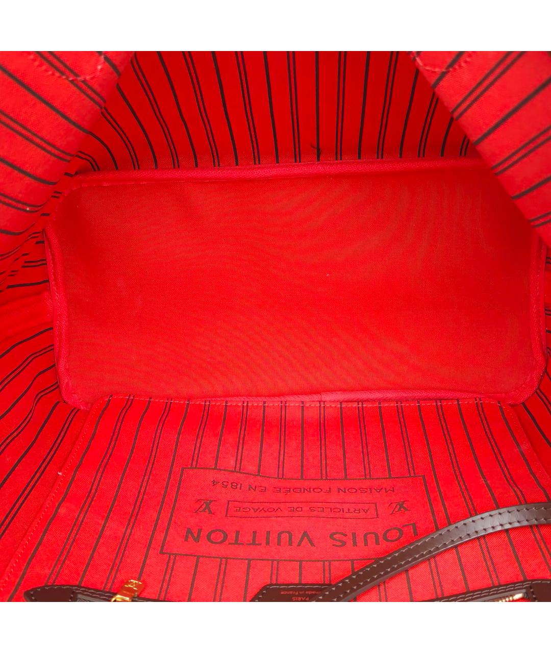 LOUIS VUITTON Коричневая сумка с короткими ручками, фото 7