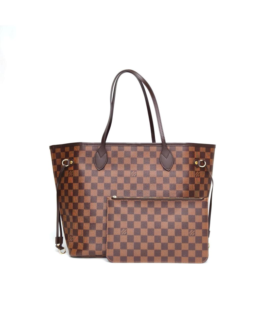 LOUIS VUITTON Коричневая сумка с короткими ручками, фото 8