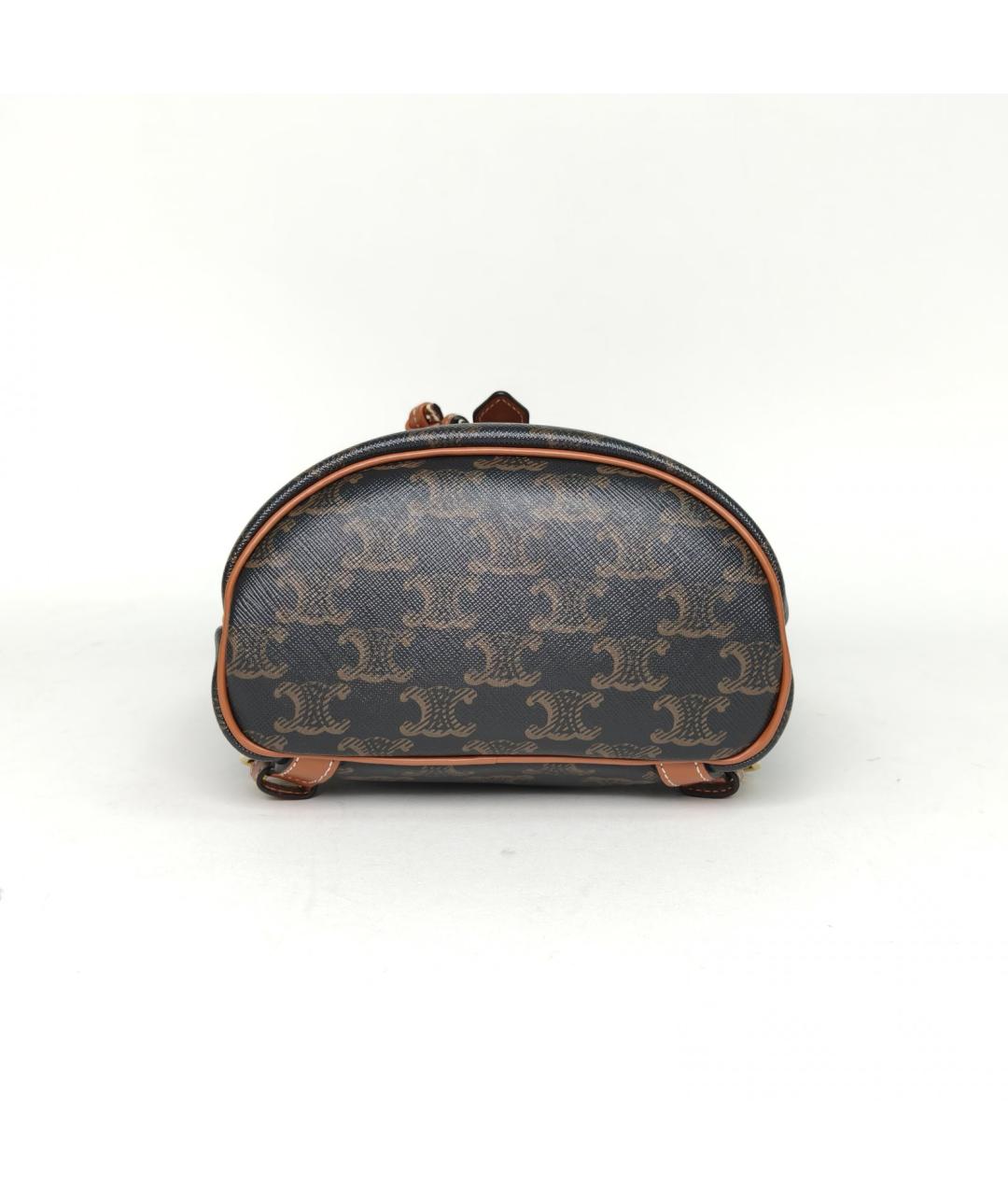 CELINE Коричневый рюкзак, фото 6