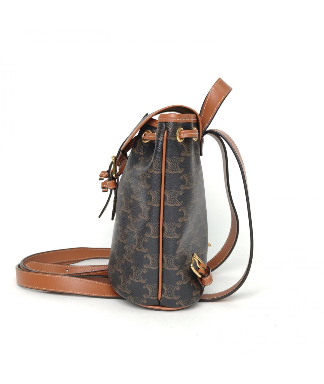 CELINE Коричневый рюкзак, фото 3