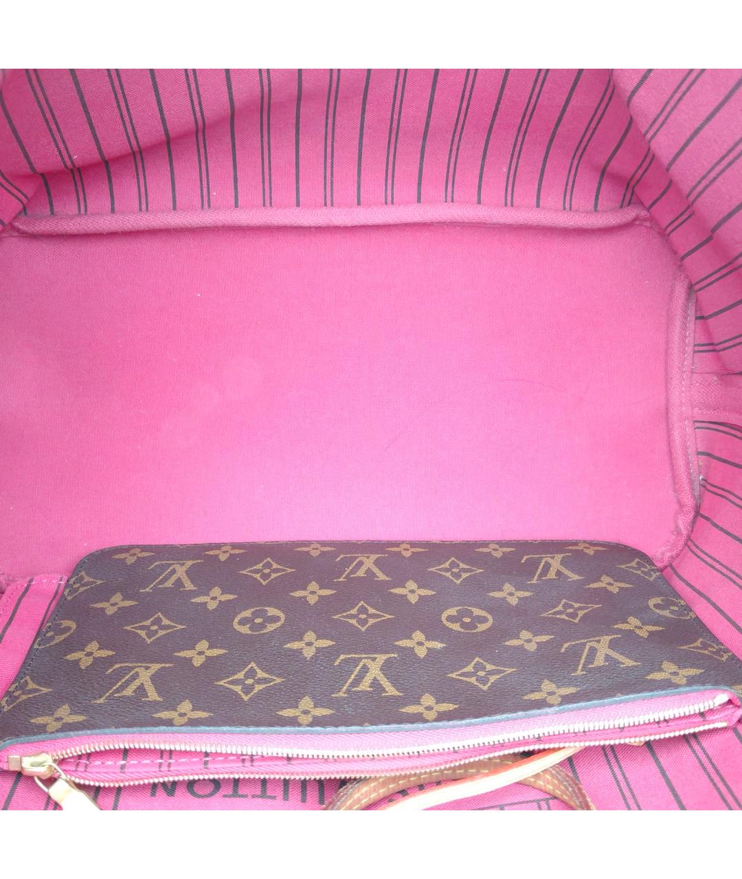 LOUIS VUITTON Коричневая сумка тоут, фото 7