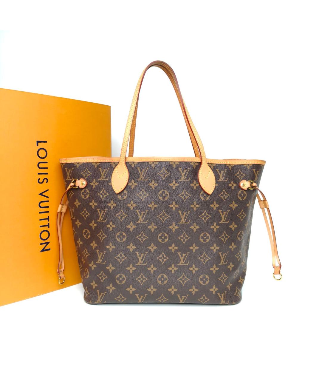 LOUIS VUITTON Коричневая сумка тоут, фото 8