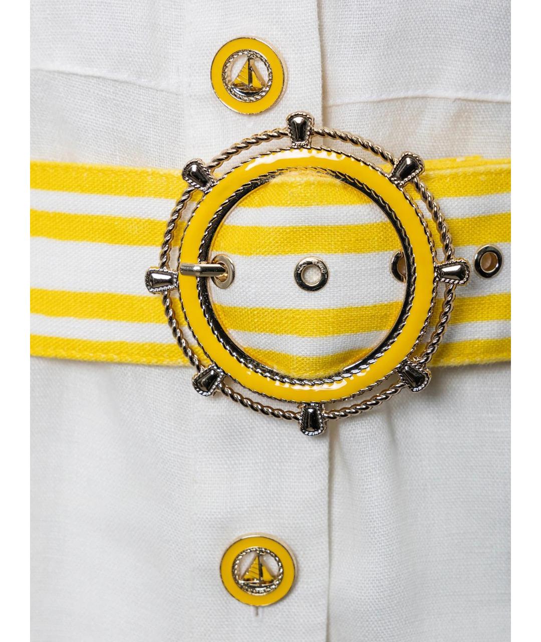 ZIMMERMANN Белый льняной комбинезон, фото 3