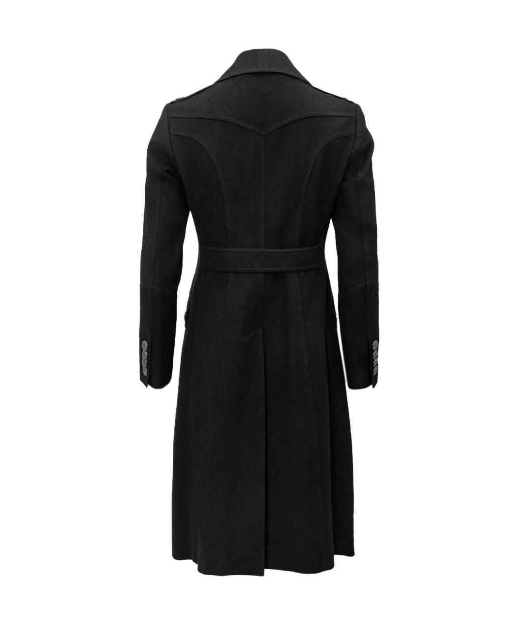 BURBERRY Черное пальто, фото 2