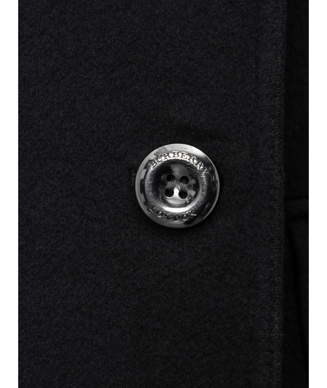 BURBERRY Черное пальто, фото 3