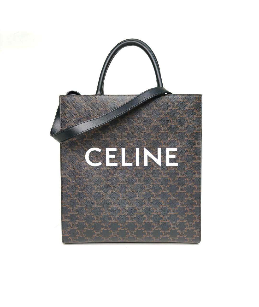 CELINE Коричневая сумка через плечо, фото 2