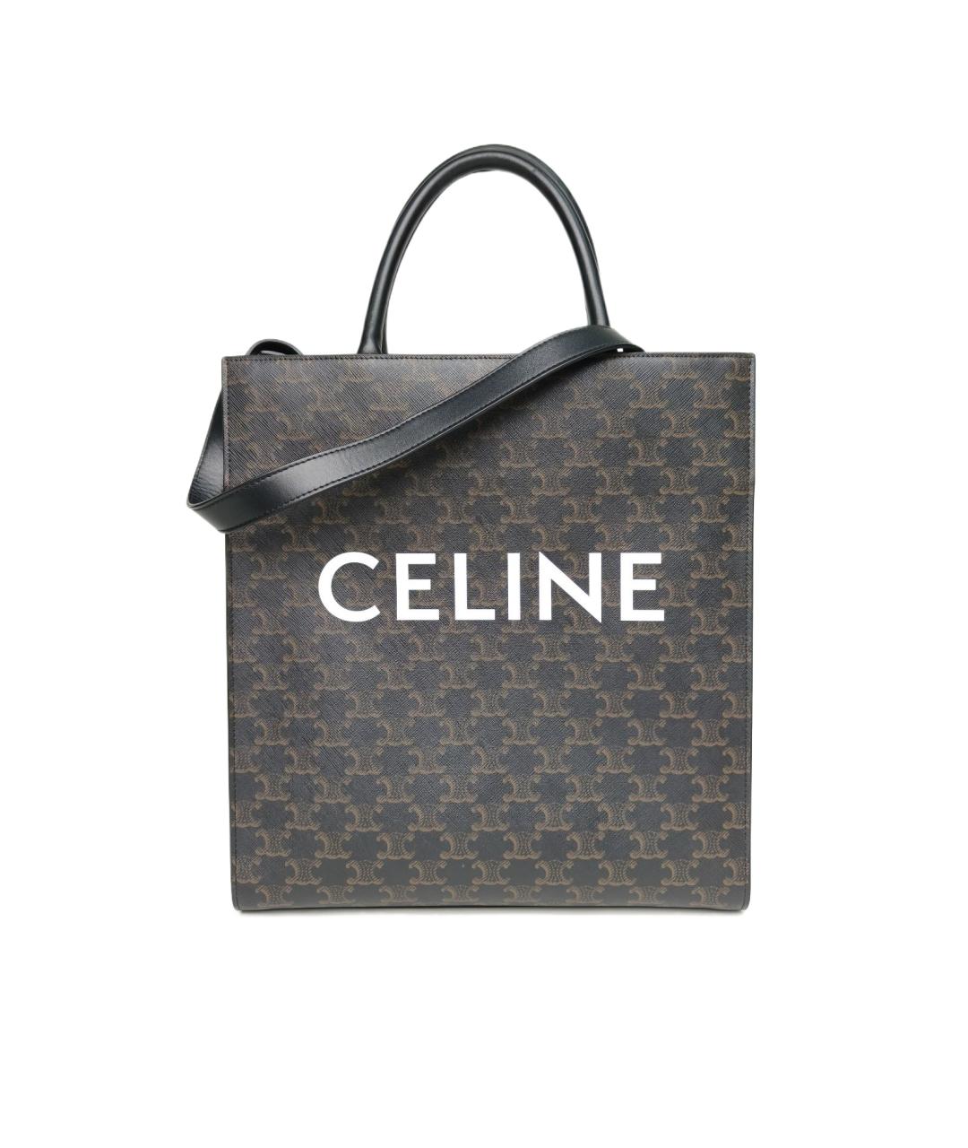 CELINE Коричневая сумка через плечо, фото 10