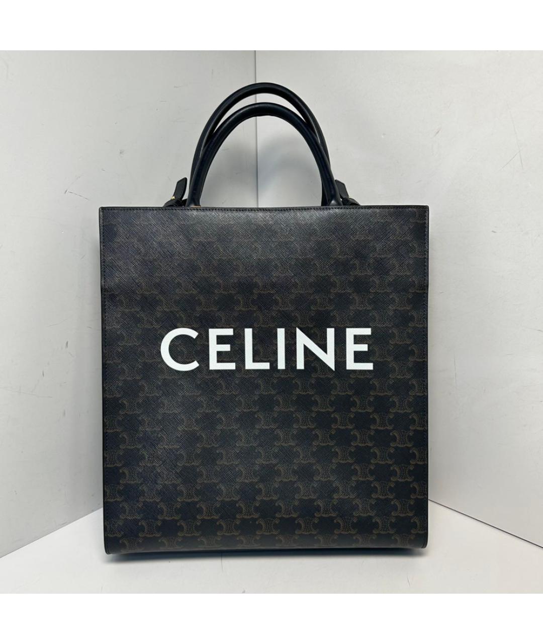 CELINE Коричневая сумка через плечо, фото 8