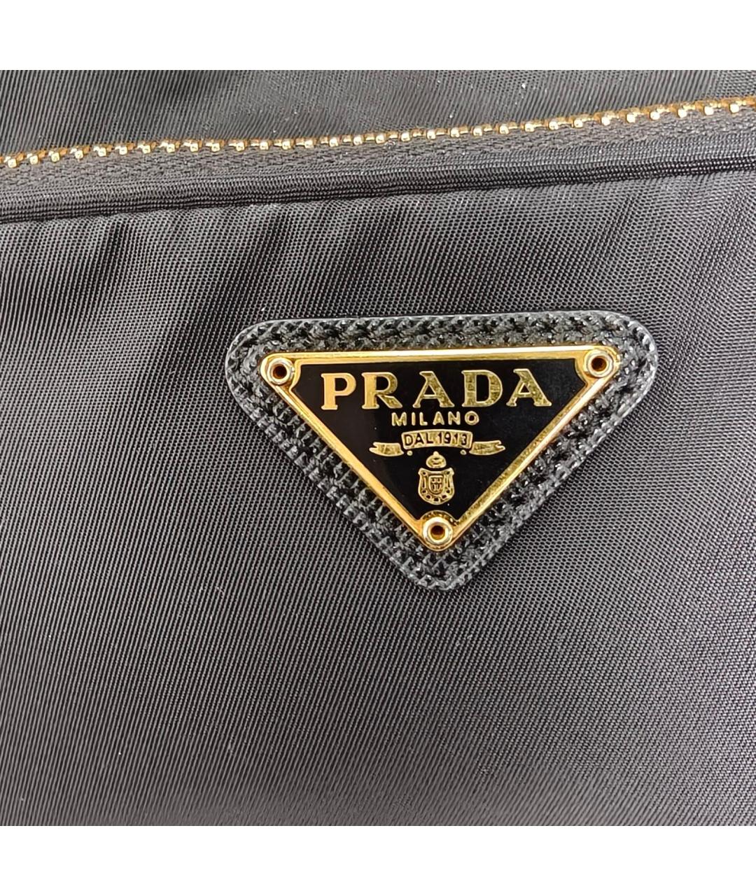 PRADA Черная сумка с короткими ручками, фото 7