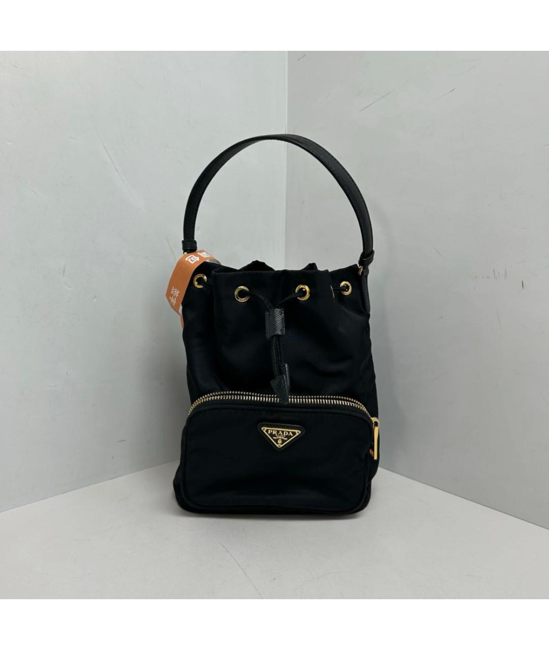 PRADA Черная сумка с короткими ручками, фото 9