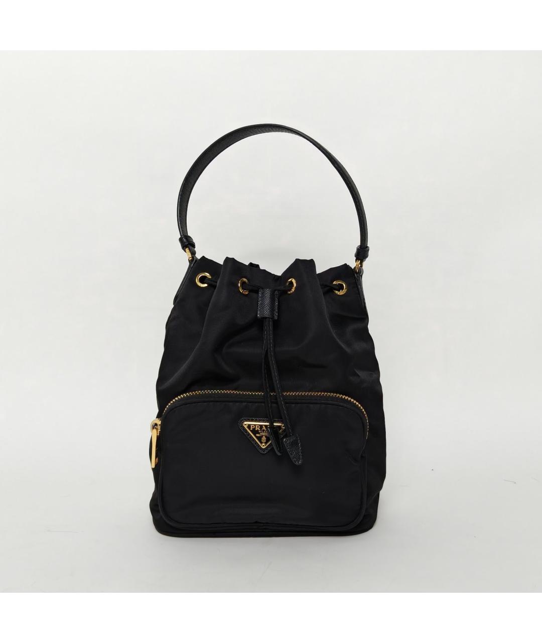 PRADA Черная сумка с короткими ручками, фото 2