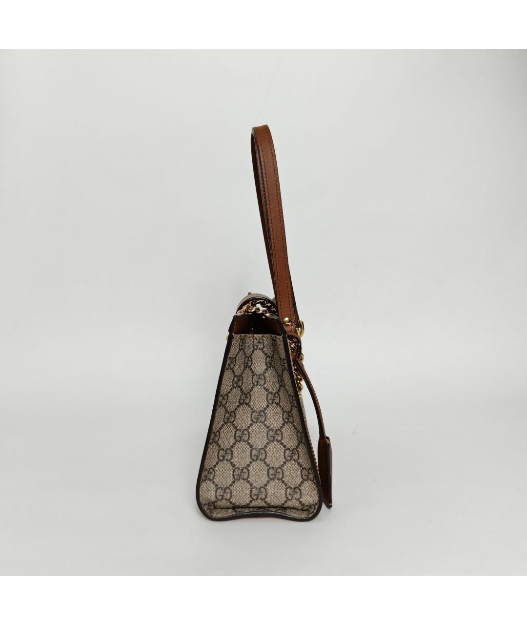 GUCCI Бежевая сумка тоут, фото 5