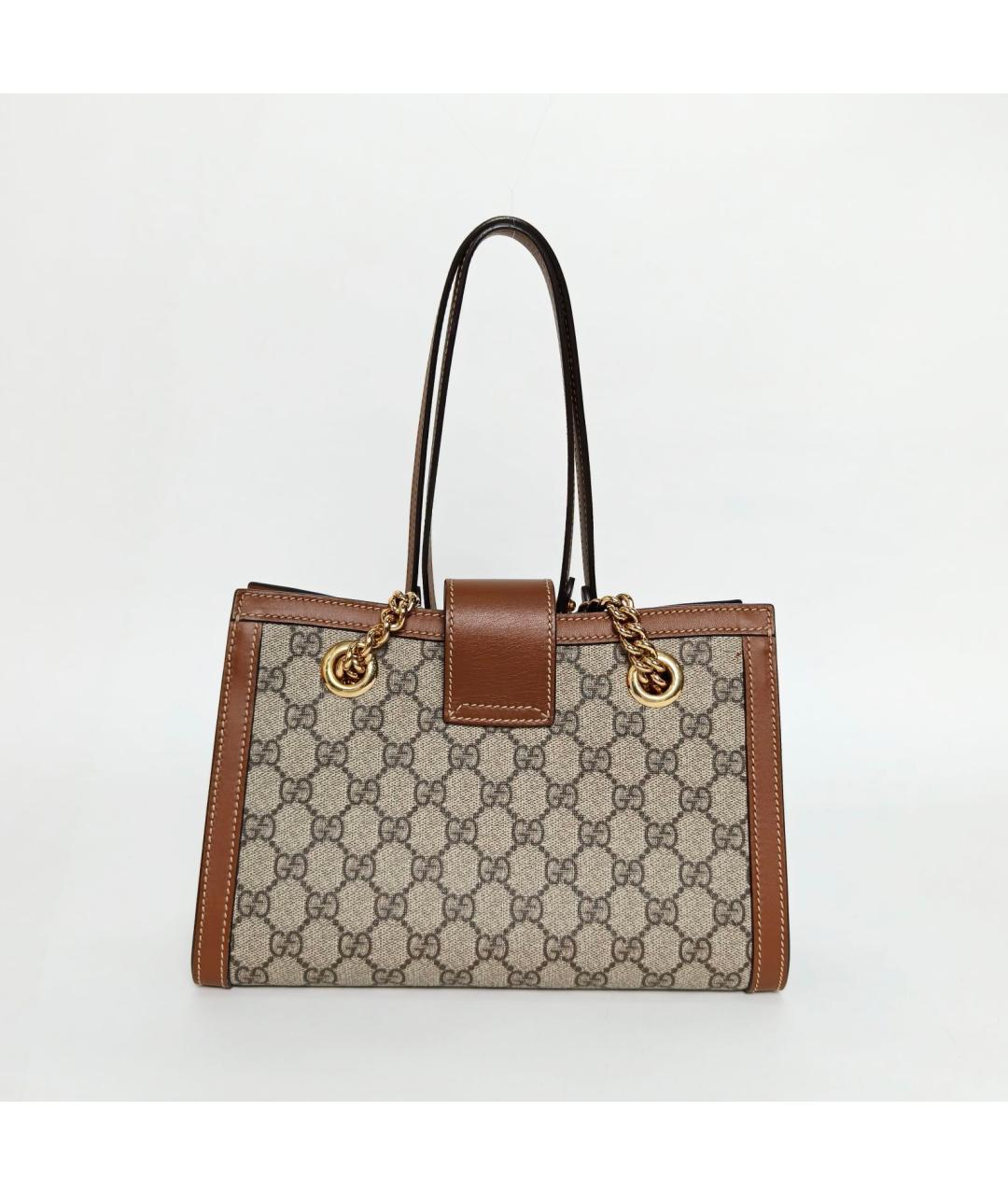 GUCCI Бежевая сумка тоут, фото 4