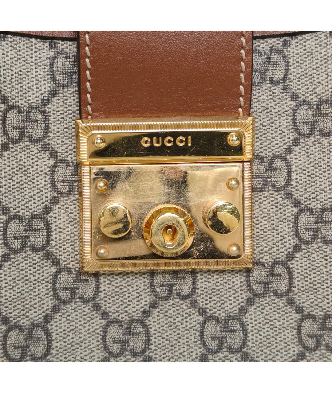 GUCCI Бежевая сумка тоут, фото 7