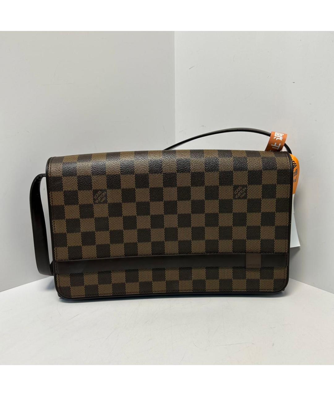 LOUIS VUITTON Коричневая сумка через плечо, фото 8