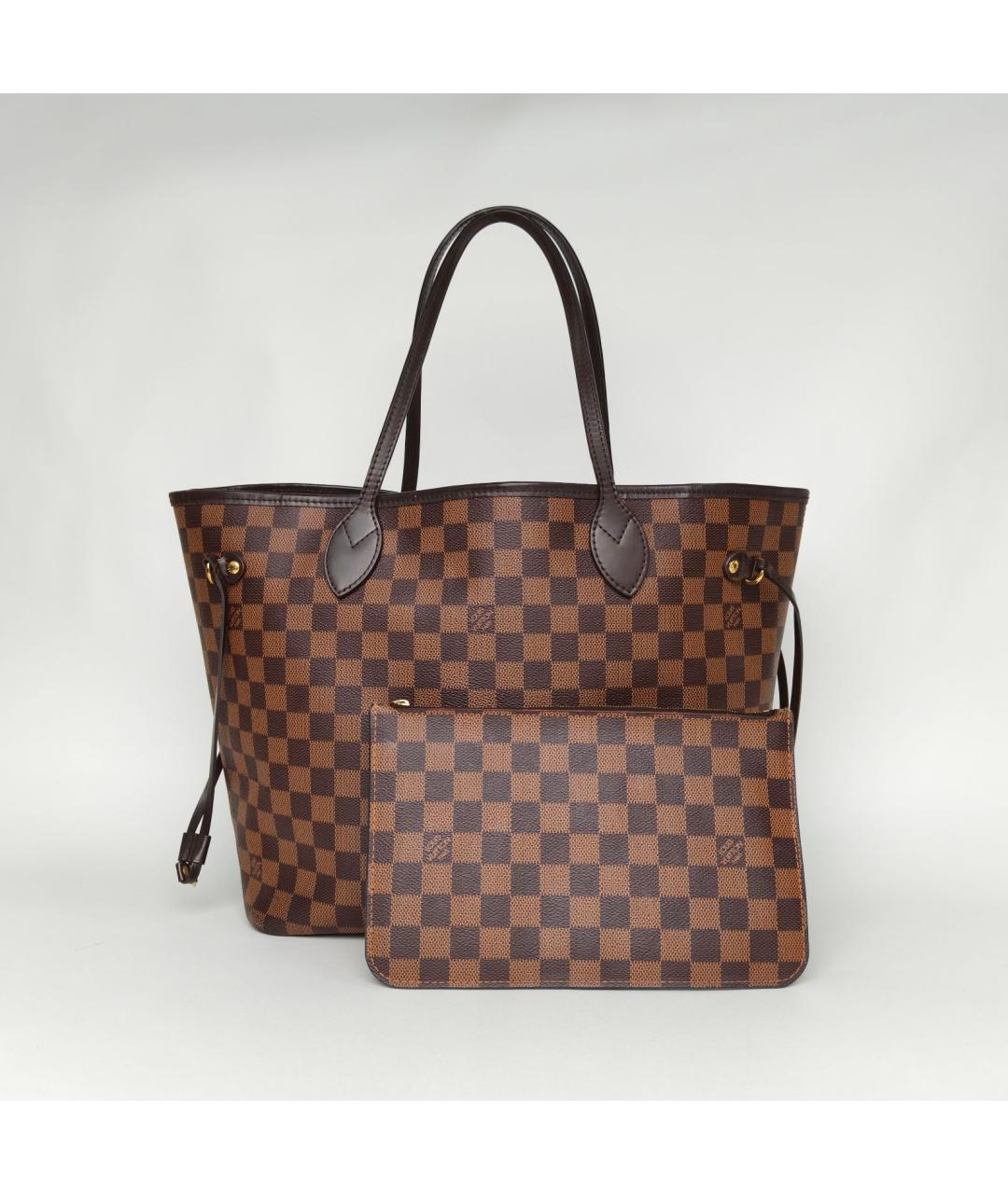 LOUIS VUITTON Коричневая сумка тоут, фото 8