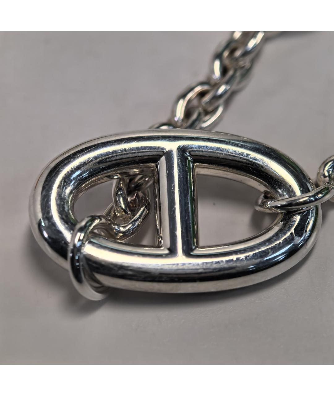 HERMES Серебрянный серебряный браслет, фото 8