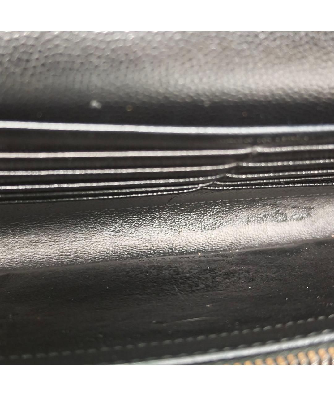 SAINT LAURENT Черная кожаная сумка через плечо, фото 8