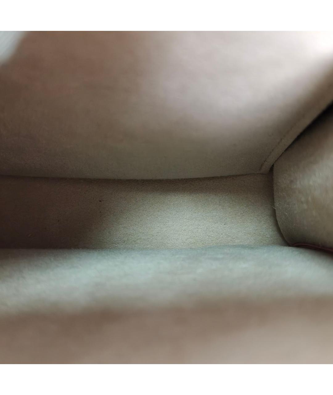 LOUIS VUITTON Розовая кожаная сумка с короткими ручками, фото 7