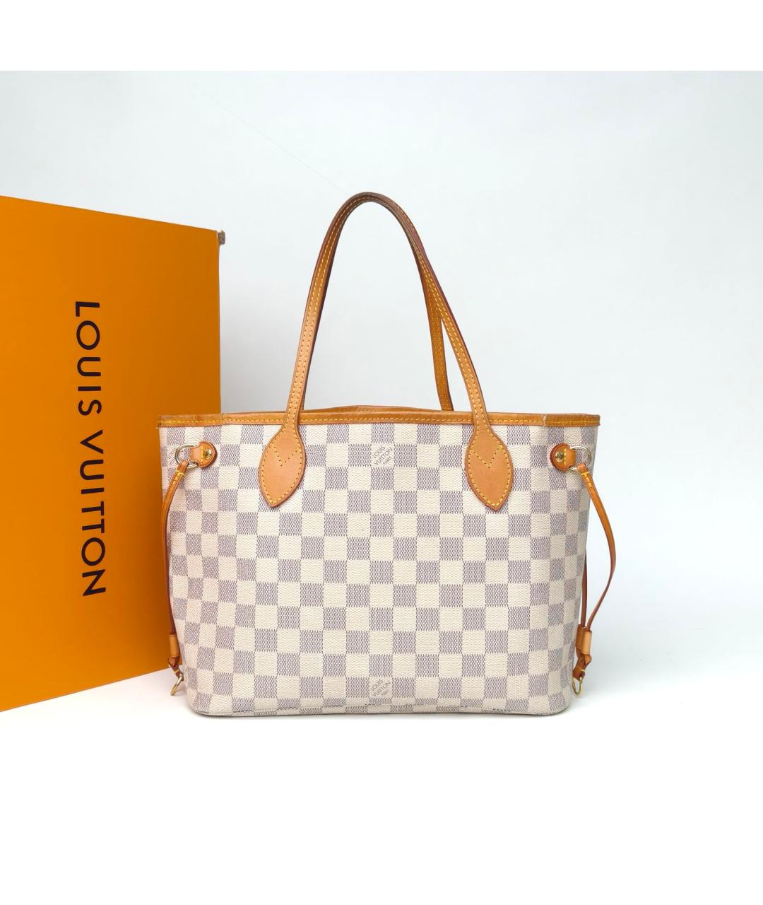 LOUIS VUITTON Белая сумка тоут, фото 9