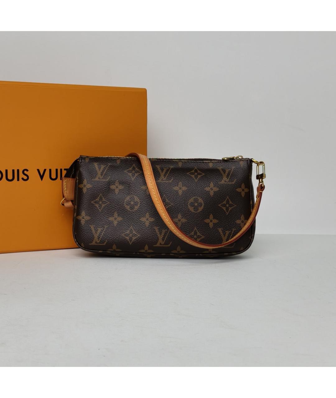 LOUIS VUITTON Коричневая сумка через плечо, фото 9