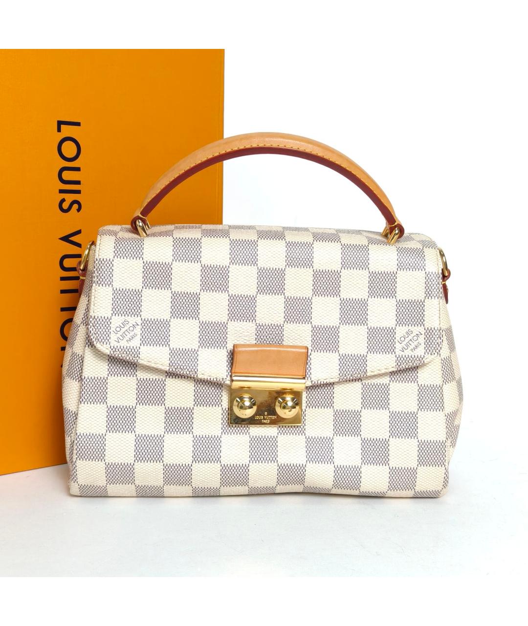 LOUIS VUITTON Белая сумка с короткими ручками, фото 7