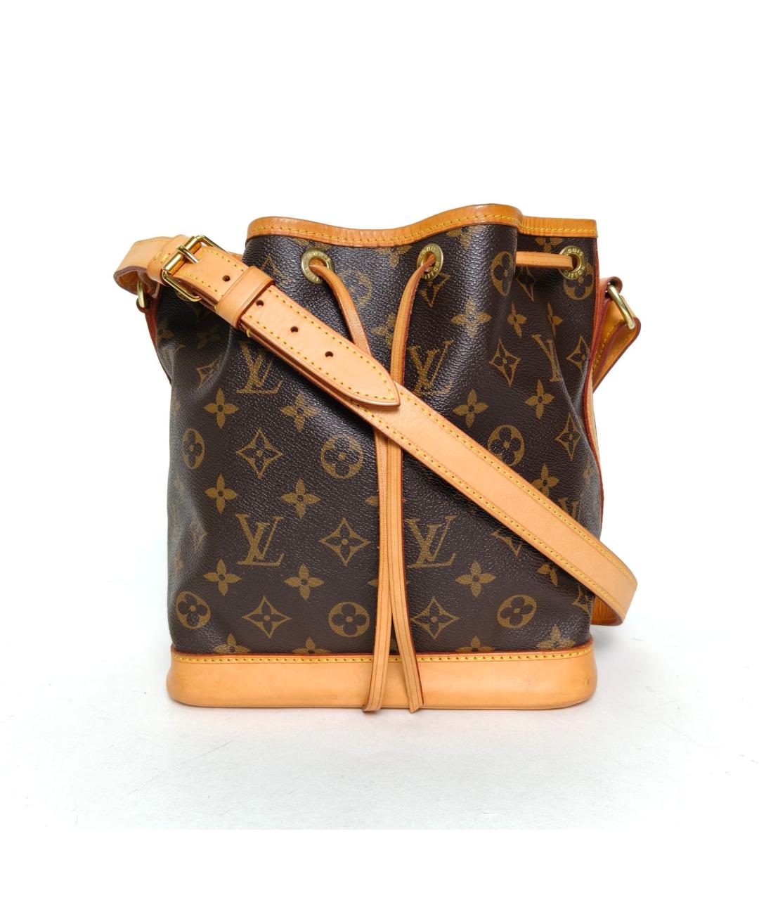 LOUIS VUITTON Коричневая кожаная сумка через плечо, фото 2