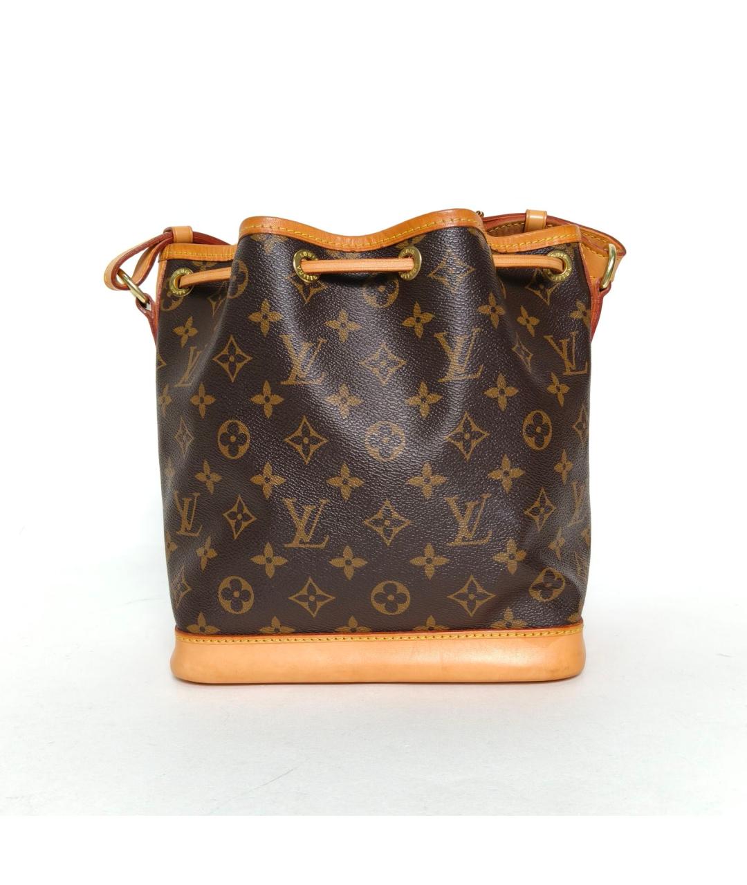 LOUIS VUITTON Коричневая кожаная сумка через плечо, фото 4