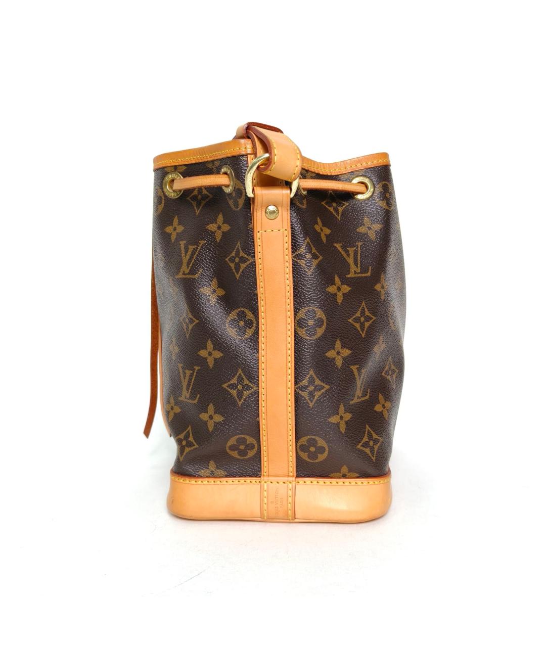 LOUIS VUITTON Коричневая кожаная сумка через плечо, фото 3