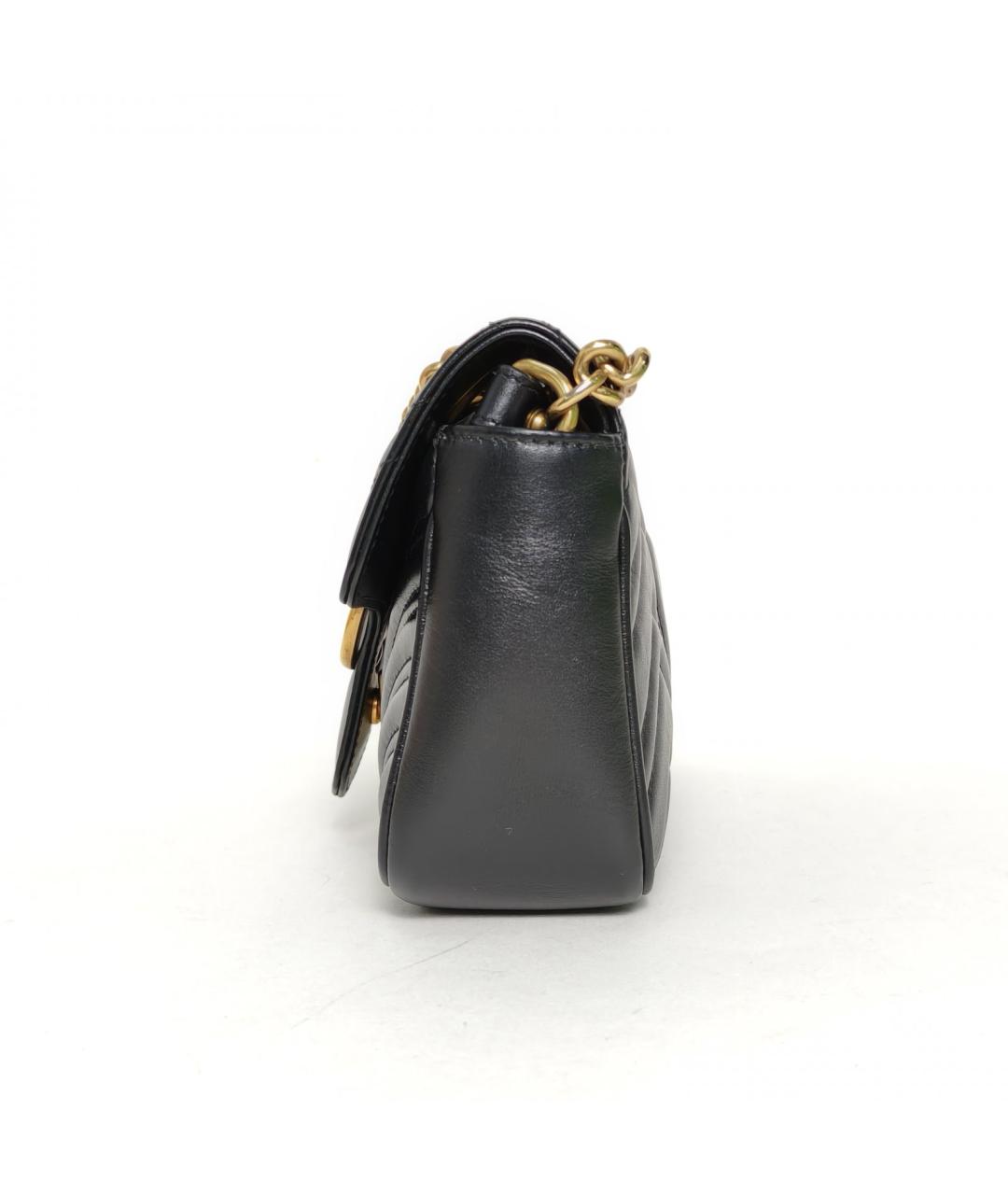 GUCCI Черная кожаная сумка через плечо, фото 3