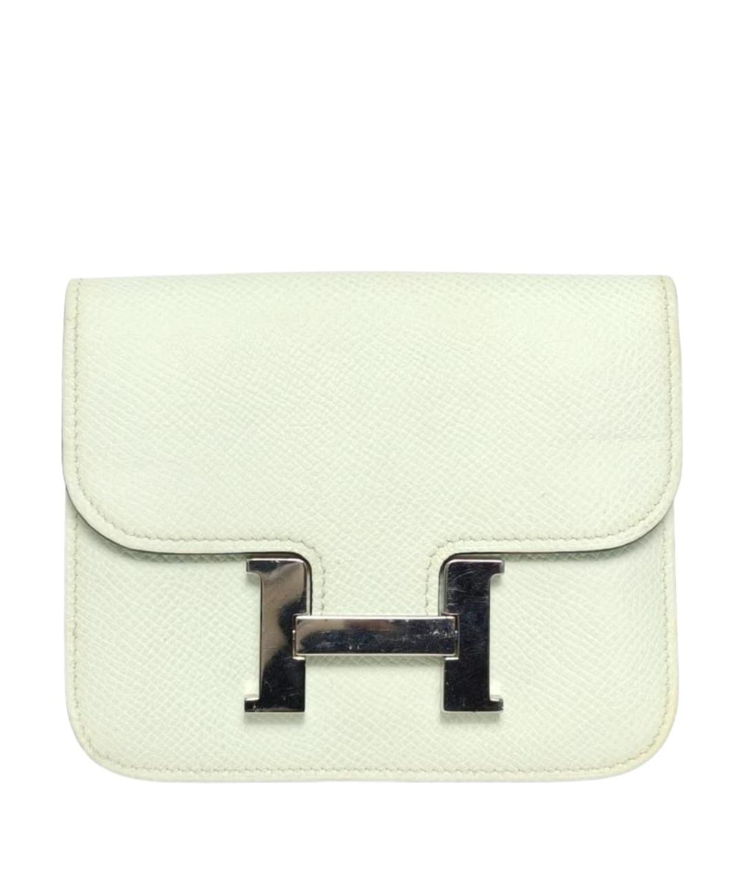 HERMES Салатовая кожаная сумка через плечо, фото 1