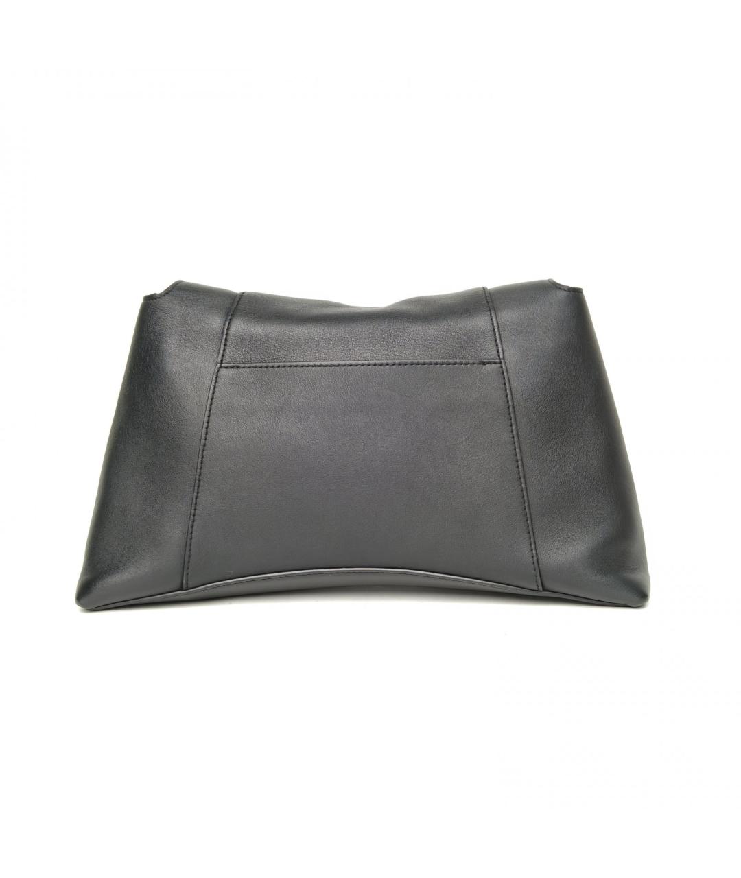 BALENCIAGA Черная кожаная сумка через плечо, фото 4
