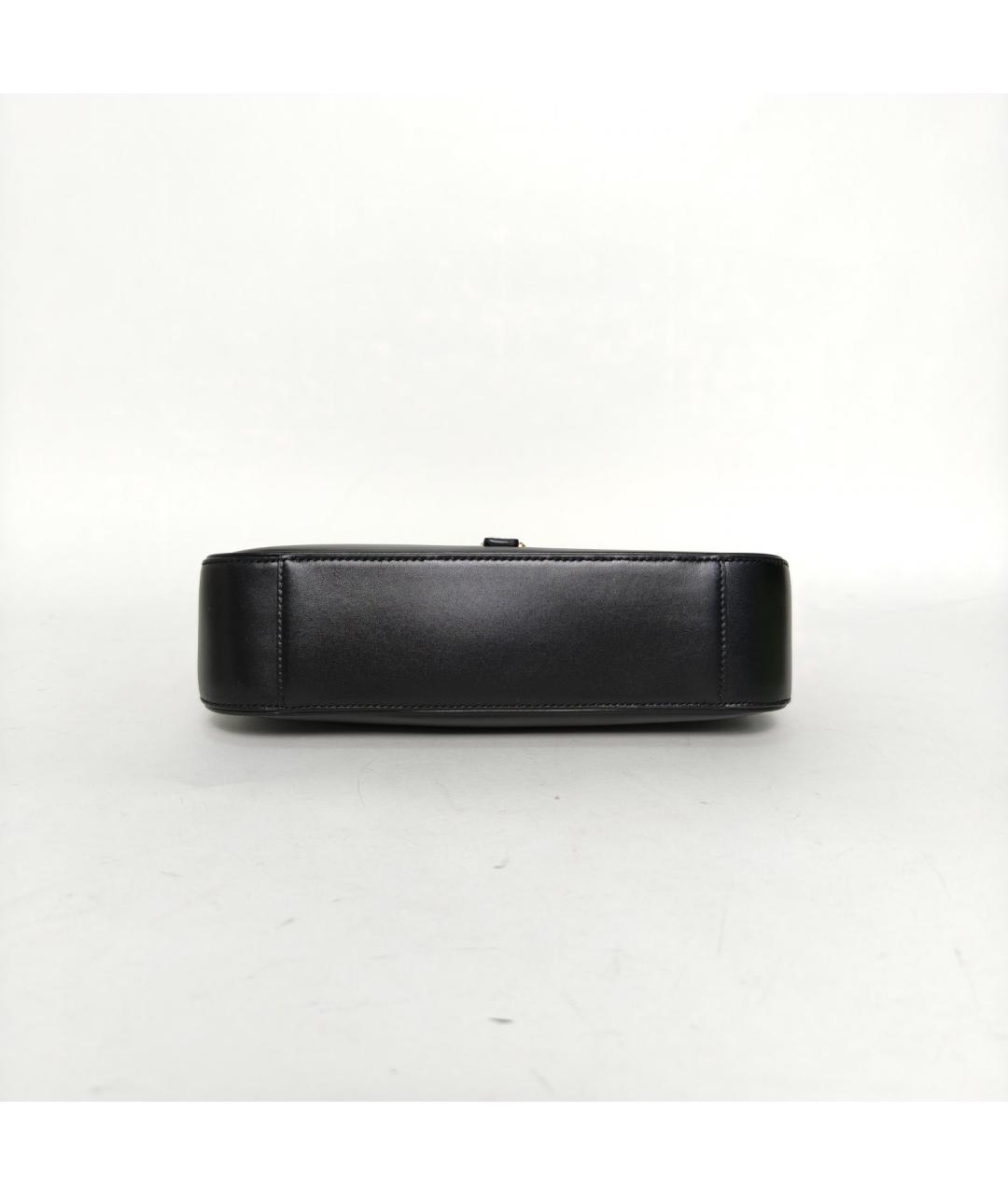 SAINT LAURENT Черная кожаная сумка через плечо, фото 6