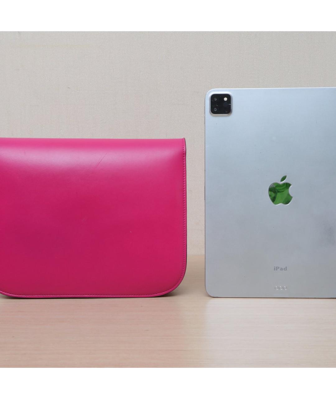 CELINE Фуксия кожаная сумка через плечо, фото 7