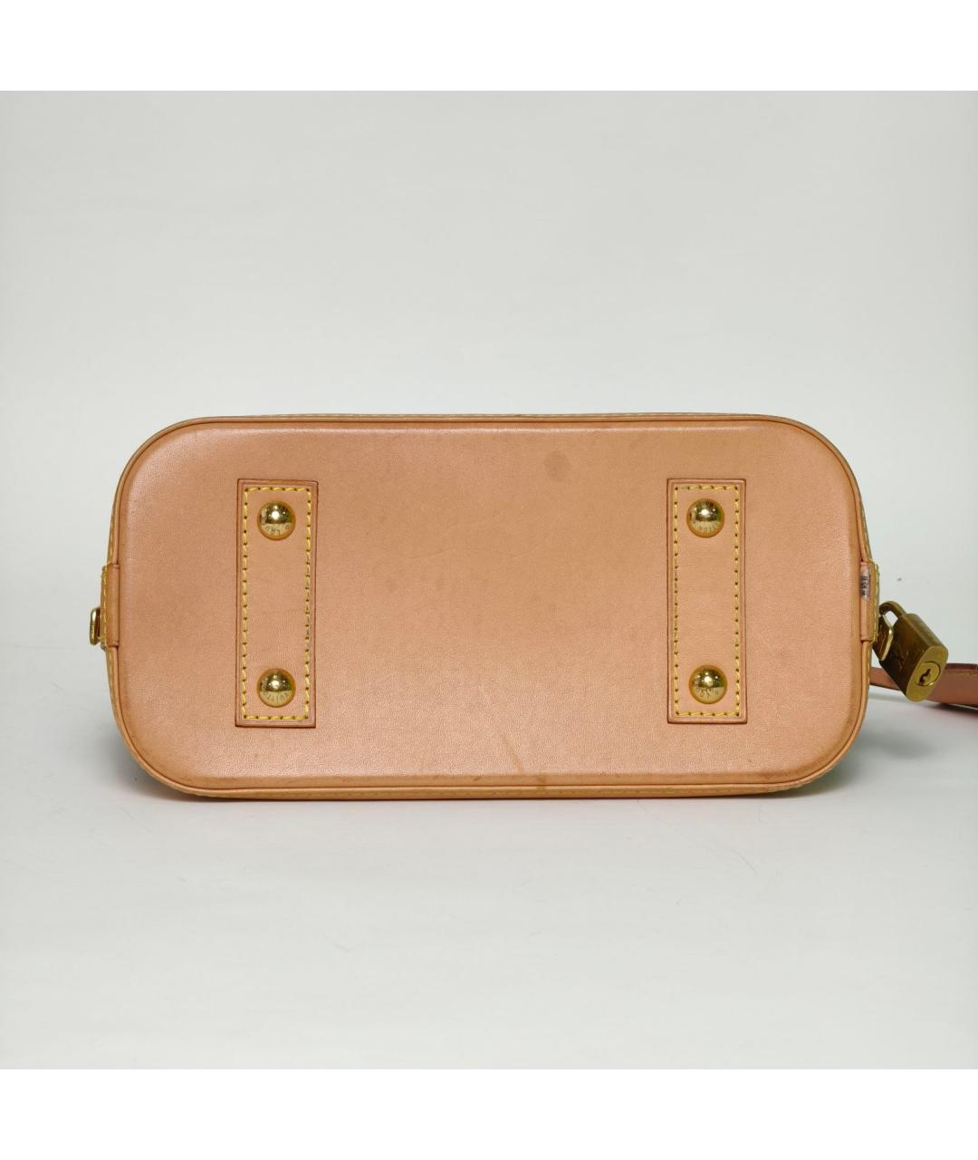 LOUIS VUITTON Коричневая сумка с короткими ручками, фото 6