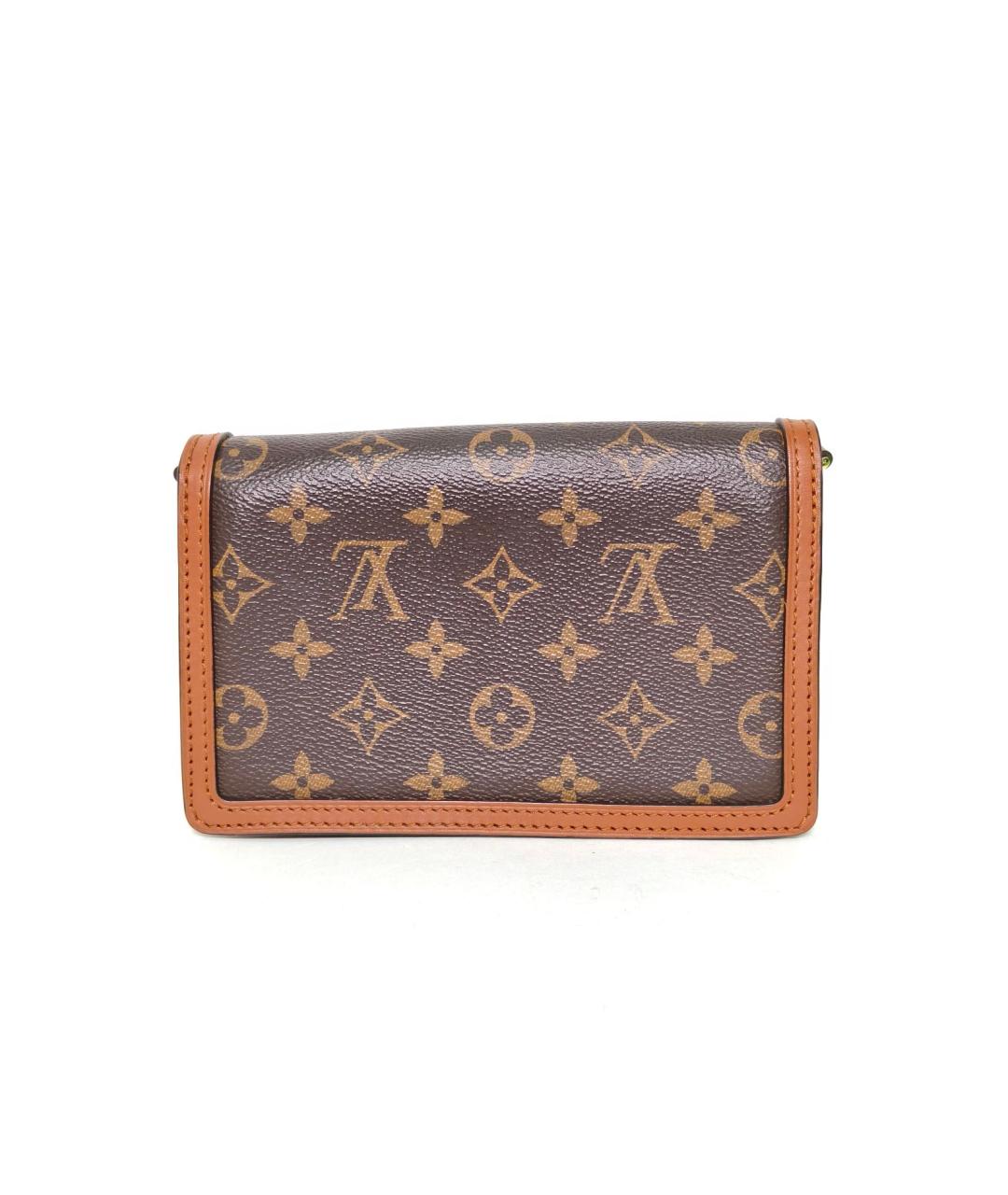 LOUIS VUITTON Коричневая сумка через плечо, фото 4