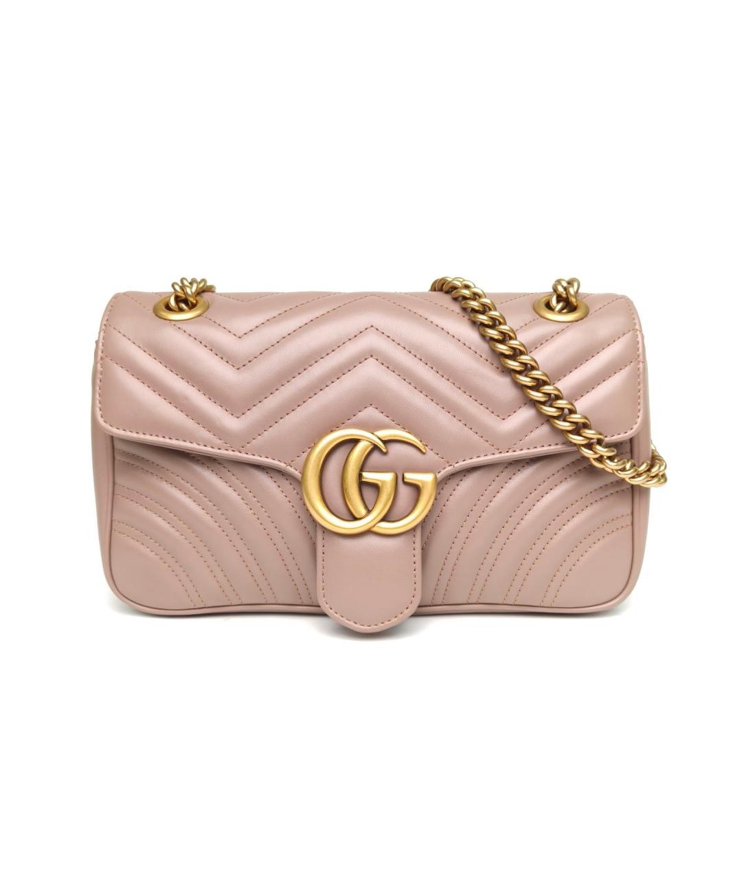 GUCCI Бежевая кожаная сумка через плечо, фото 8