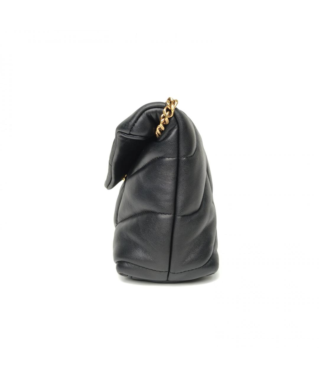 SAINT LAURENT Черная кожаная сумка через плечо, фото 3