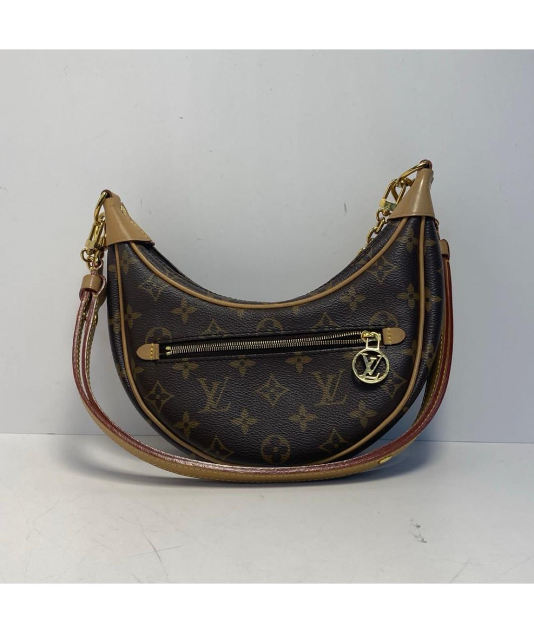 LOUIS VUITTON Коричневая сумка через плечо, фото 9